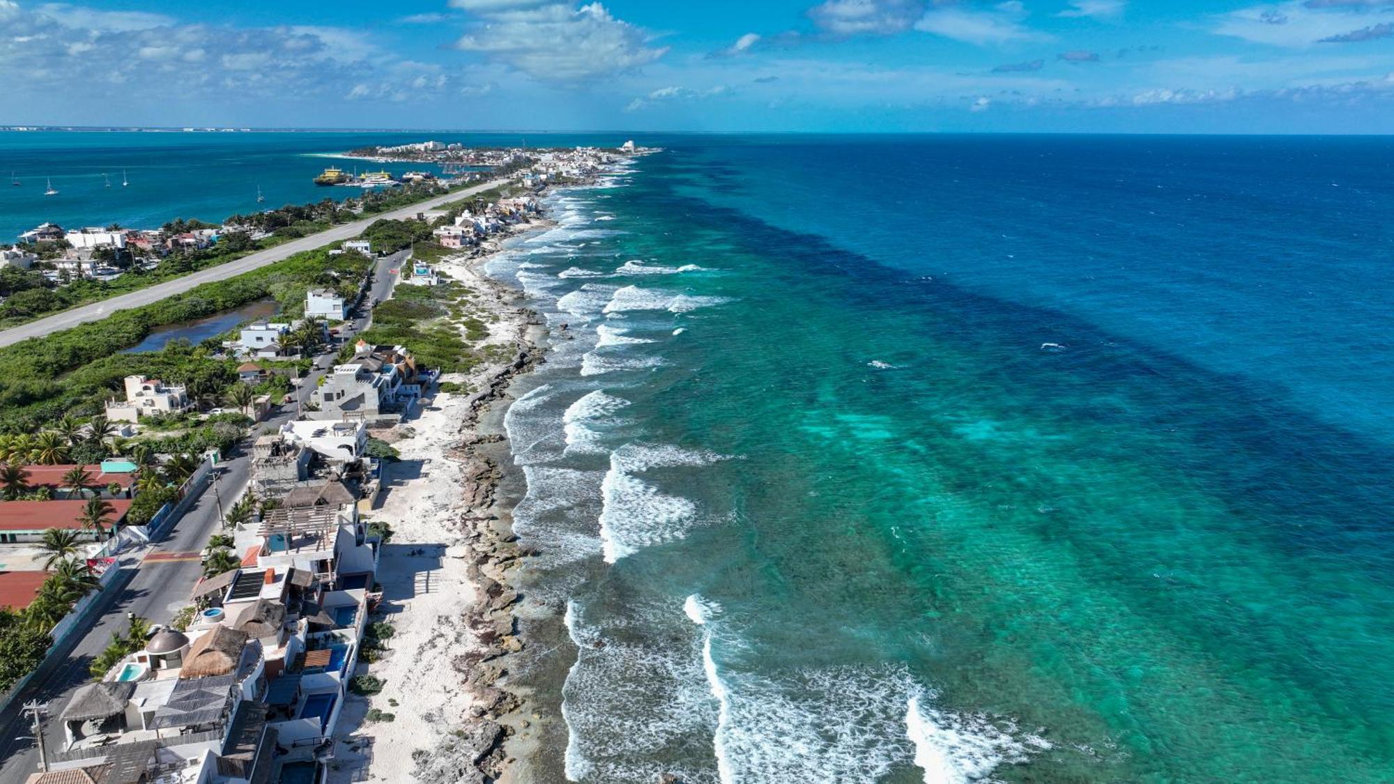 Casa Javi- Ocean Front Located Mid Isla Mujeres Villa Ngoại thất bức ảnh
