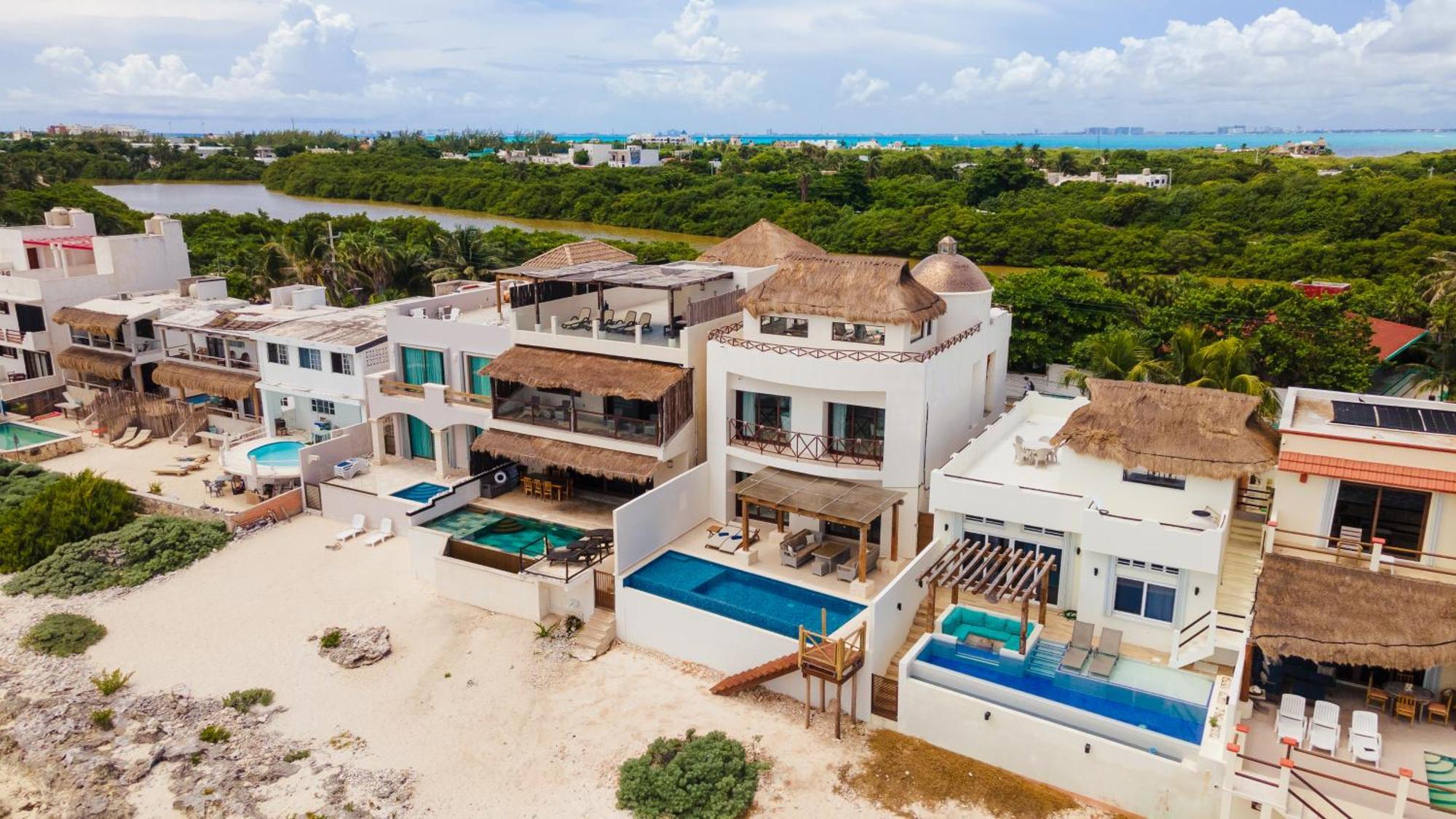 Casa Javi- Ocean Front Located Mid Isla Mujeres Villa Ngoại thất bức ảnh