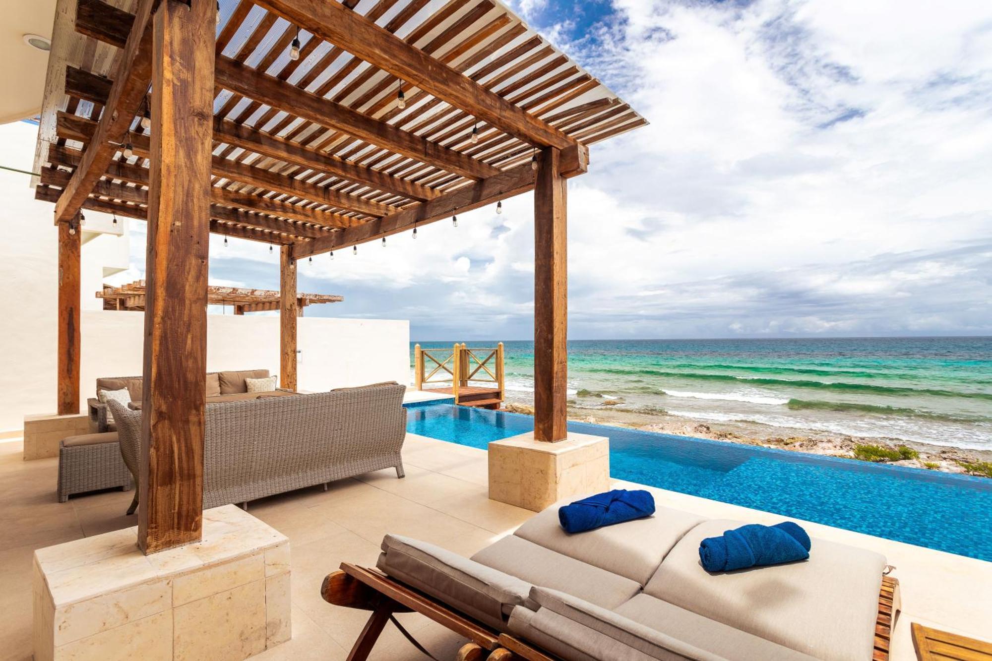 Casa Javi- Ocean Front Located Mid Isla Mujeres Villa Ngoại thất bức ảnh