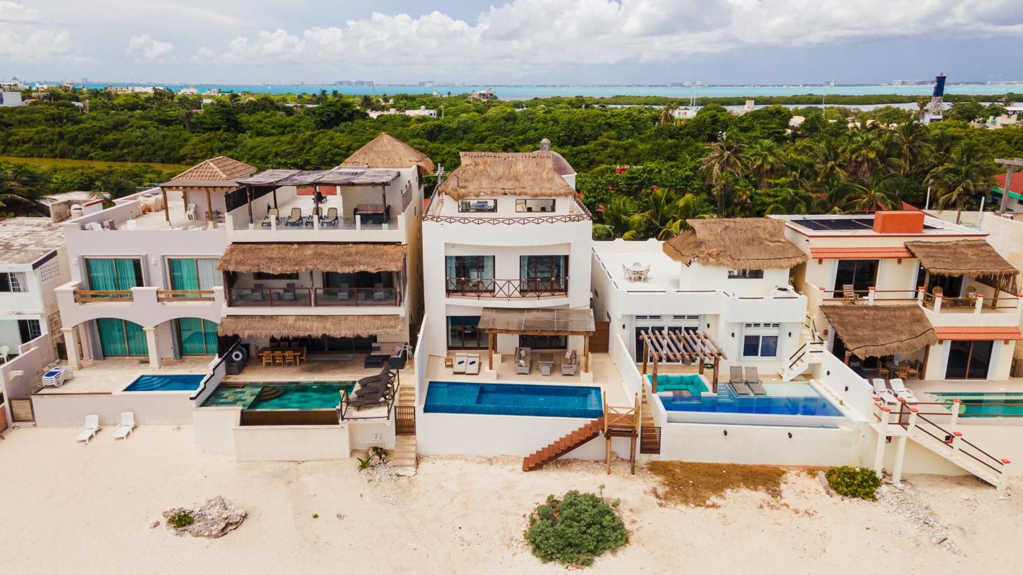 Casa Javi- Ocean Front Located Mid Isla Mujeres Villa Ngoại thất bức ảnh