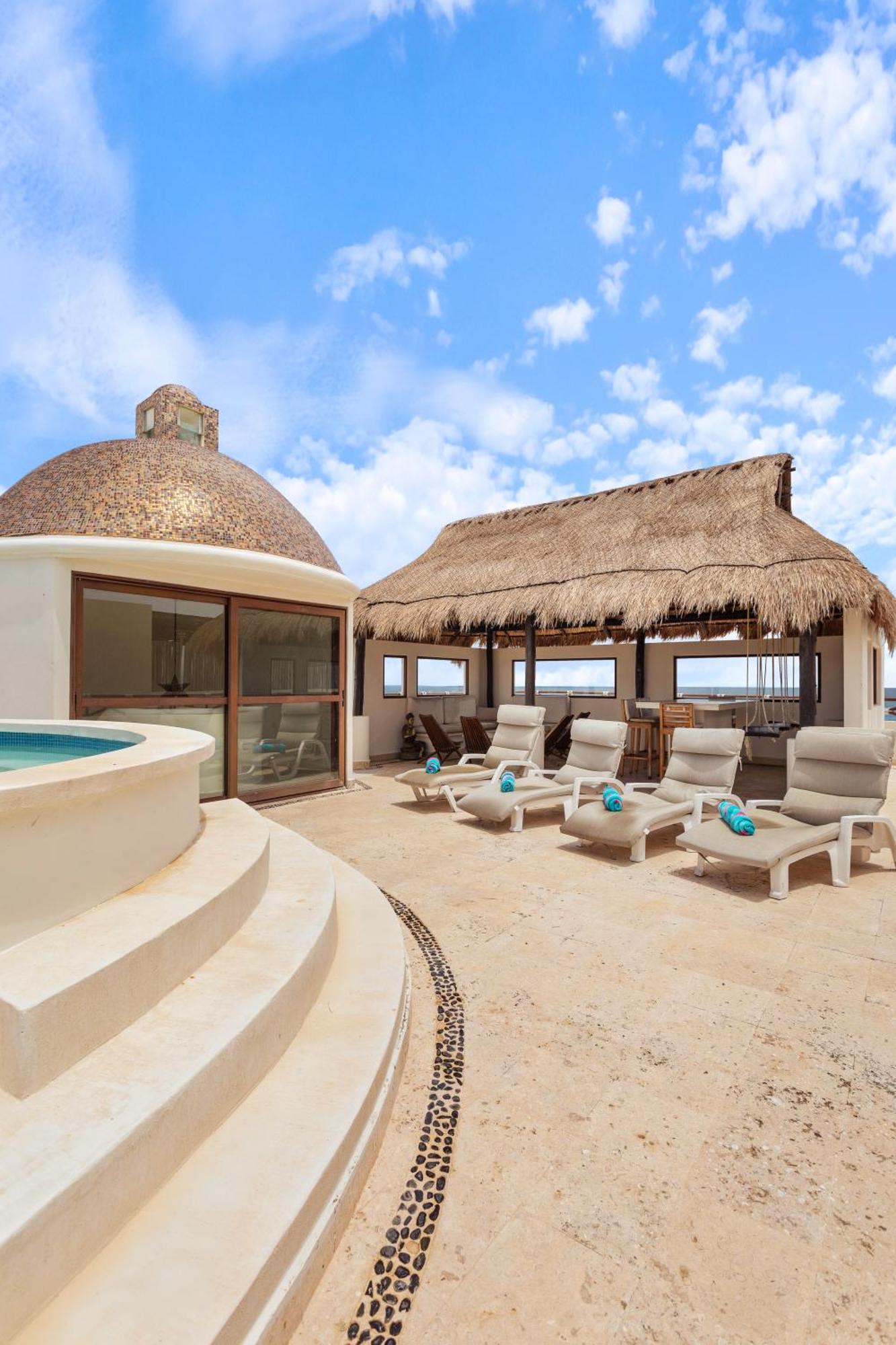 Casa Javi- Ocean Front Located Mid Isla Mujeres Villa Ngoại thất bức ảnh