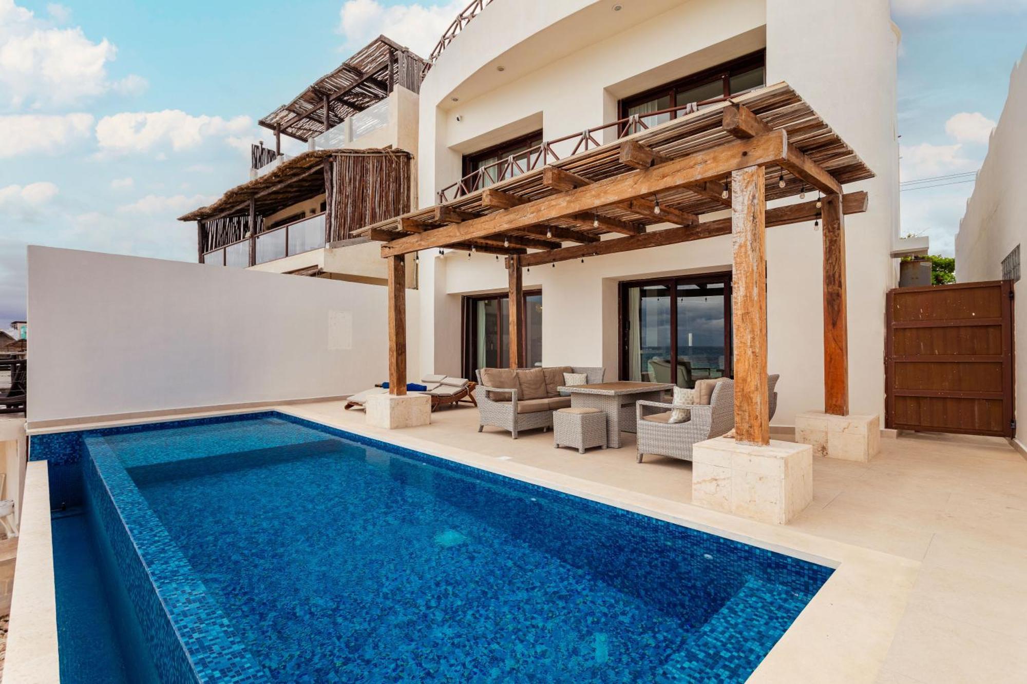 Casa Javi- Ocean Front Located Mid Isla Mujeres Villa Ngoại thất bức ảnh