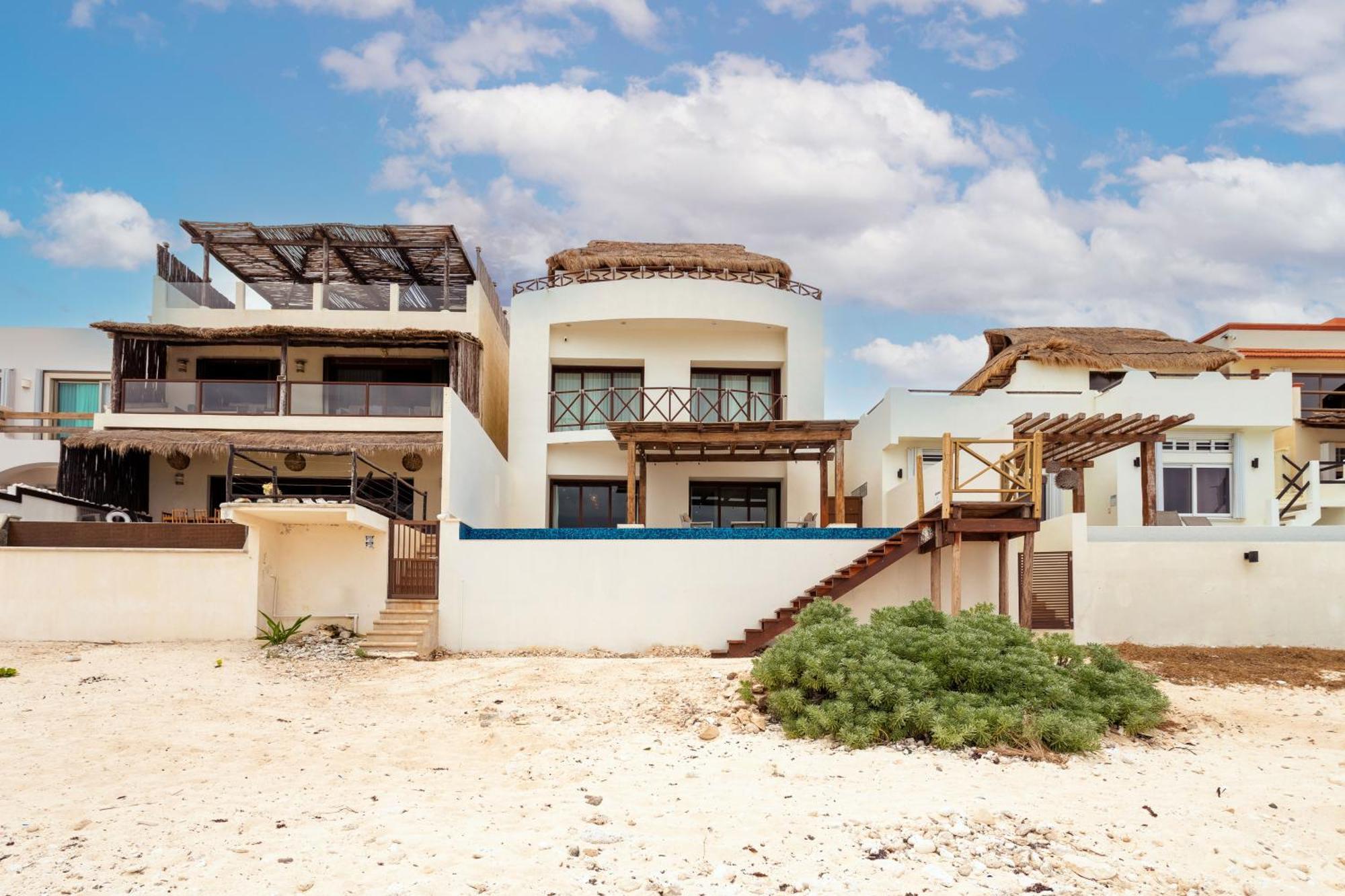 Casa Javi- Ocean Front Located Mid Isla Mujeres Villa Ngoại thất bức ảnh