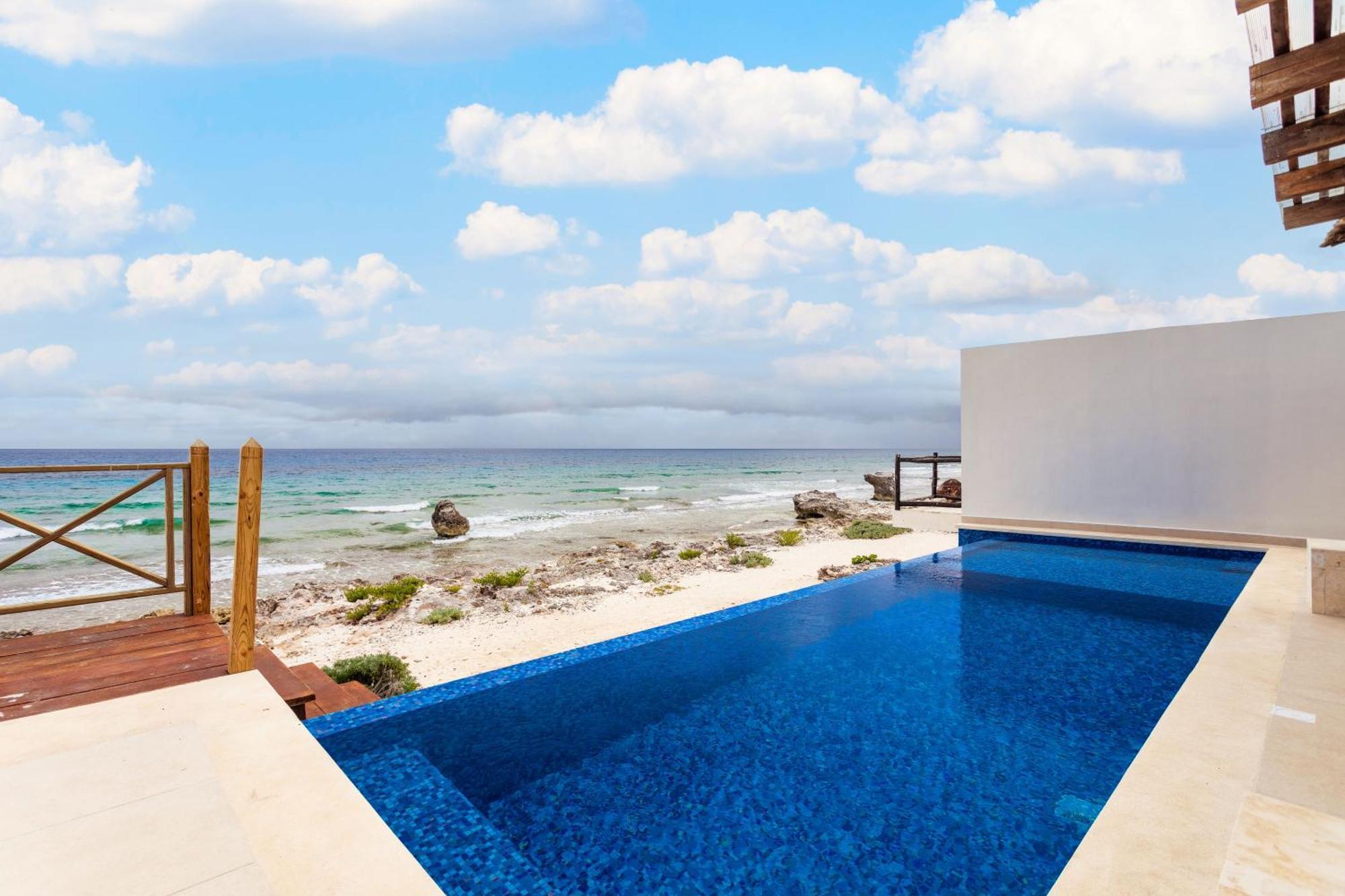 Casa Javi- Ocean Front Located Mid Isla Mujeres Villa Ngoại thất bức ảnh