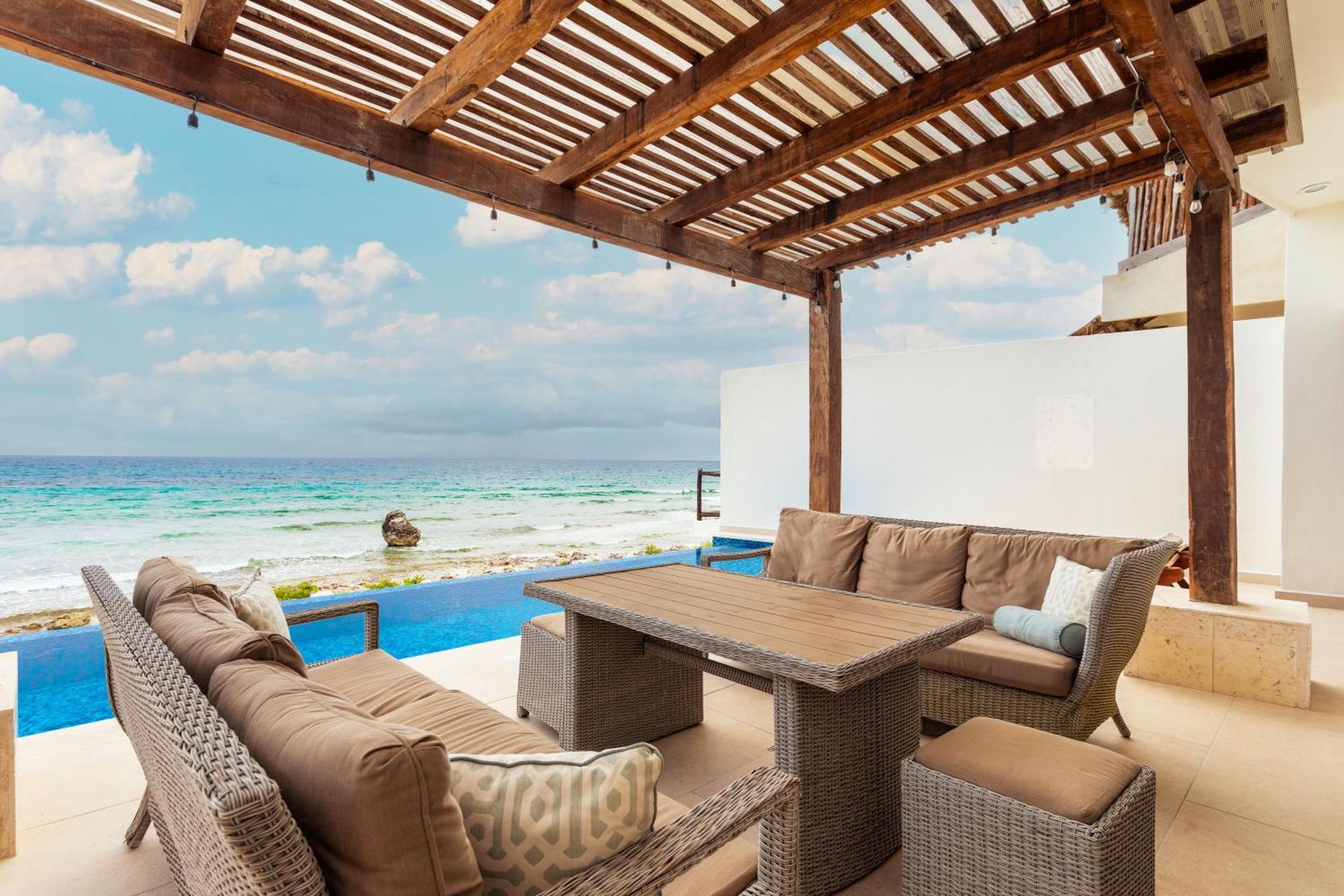 Casa Javi- Ocean Front Located Mid Isla Mujeres Villa Ngoại thất bức ảnh